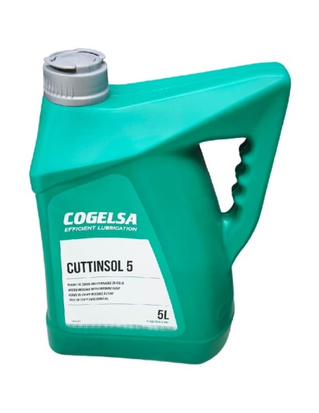 Taladrina concentrada para mezclar con agua | Cuttinsol Cogelsa | 5 Litros | CUTTINSOL 5 T