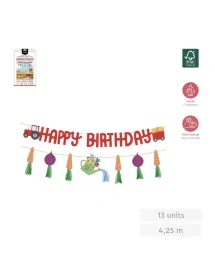 "Happy Birthday" cardboard...