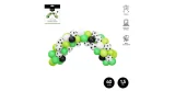 Assorted colors latex balloon arch set (40 units) SOCCER