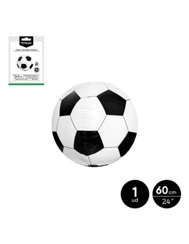 Globo Foil Balón de Fútbol Gigante 60 cm | Decoración de Fiestas