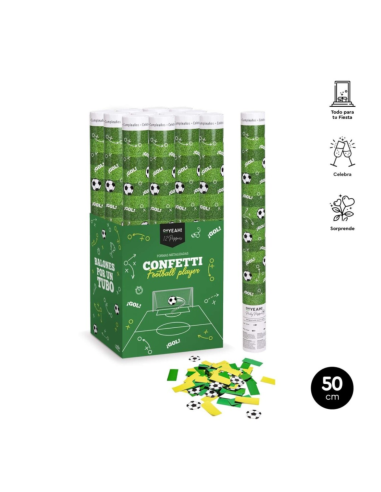 Canon à confettis de 50 cm pour football