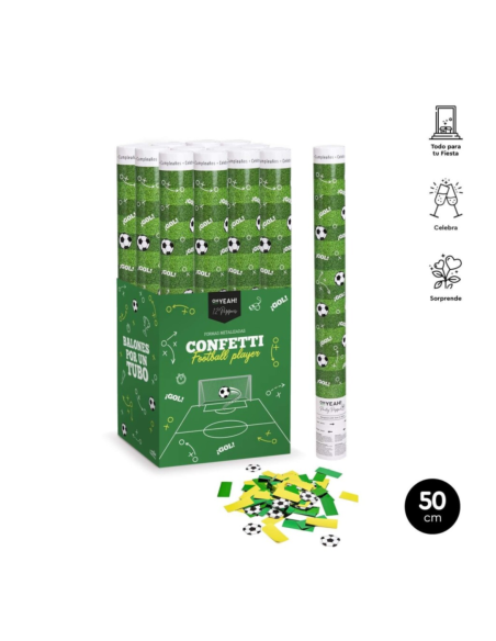 Canon à confettis de 50 cm pour football