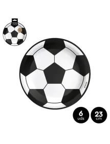 Flat cardboard plate 23 cm...