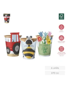 Cardboard cup with assorted...