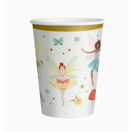 Vaso cartón 270cc - 9oz HADAS (6 uds)