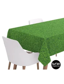 Mantel papel rollo césped...