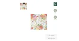 Servilleta papel 2C floral HADAS 33x33 cm (30 uds)