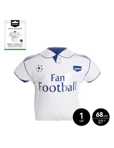 "FAN FOOTBALL" t-shirt foil balloon 68cm FOOTBALL