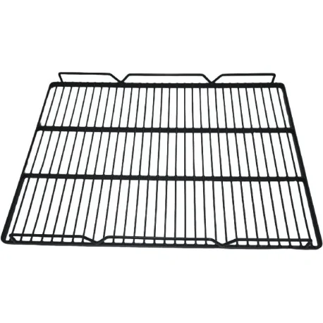 Black plastic coated grid shelf 498x380mm