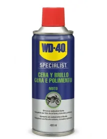 Cera brillo Moto WD-40...