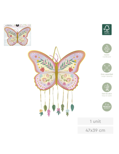 Butterfly piñata 54.5x38 cm FAIRIES