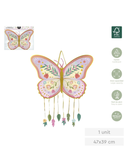 Butterfly piñata 54.5x38 cm FAIRIES