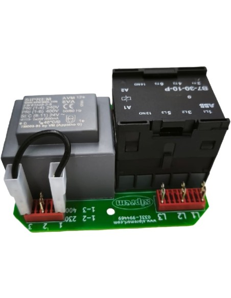 carte electronique  relais Hachoir TCG12-22E FAMA SIRMAN SR1208 Siprem 380V
