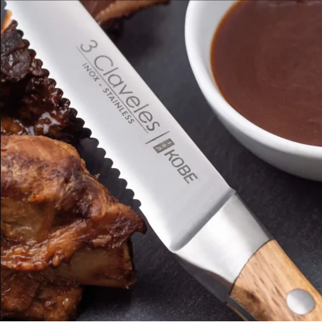 Set 4 cuchillos chuleteros KOBE 11,5 cm