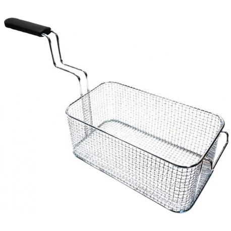 Panier de friteuse 275x185x120 mm acier chromé