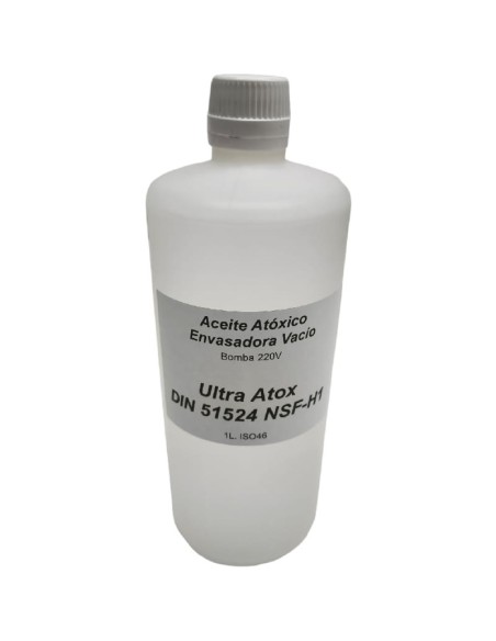 Non Toxic Oil 1000 ml Ultra Atox ISO 46 White Mineral Vacuum Sealers 220VAC