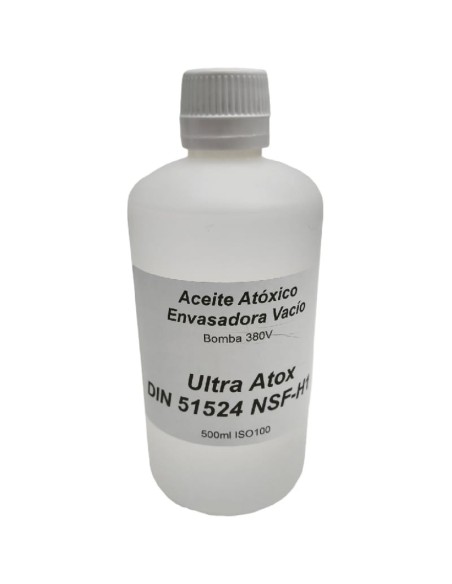 Huile Atoxique 1000 ml Ultra Atox ISO 100 Minérale blanche Machines sous vide 380VAC