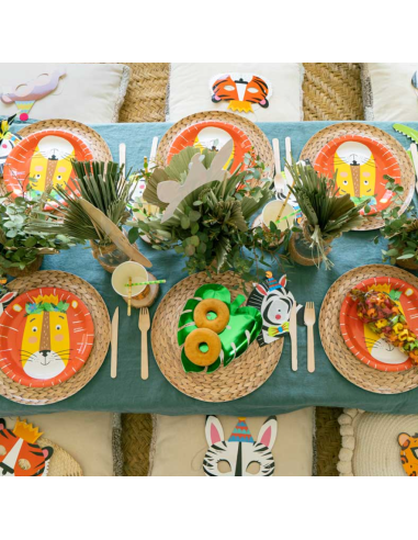 30 Servilletas Papel Jungle 33x33 cm | Cumples y Bautizos