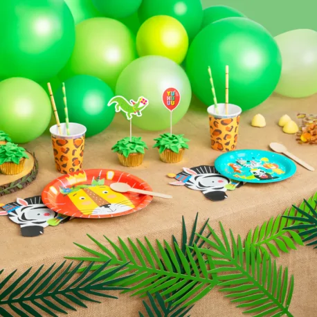 Serviettes de table zèbre 2C 33x33cm (20...