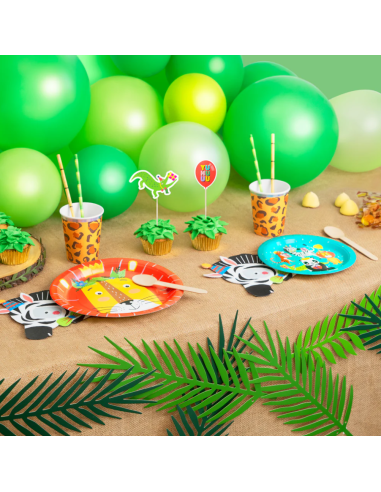 30 Servilletas Papel Jungle 33x33 cm | Cumples y Bautizos
