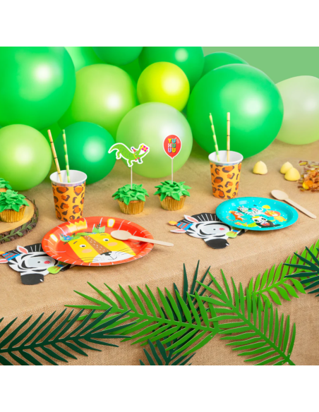 2C Zebra Shape Napkins 33x33cm (20 units) JUNGLE