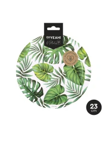 Plain cardboard plate 23 cm...