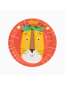 Plato cartón llano 23 cm...