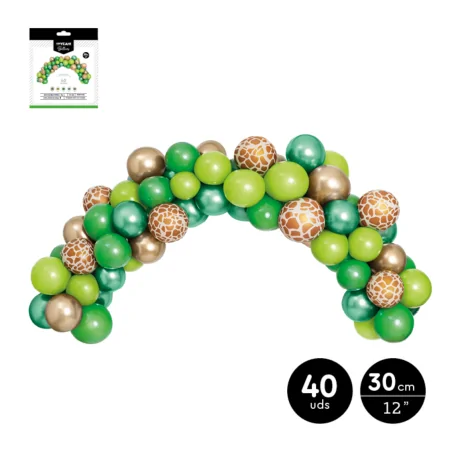 Assorted Balloon Arch Set (40 pcs) JUNGLE