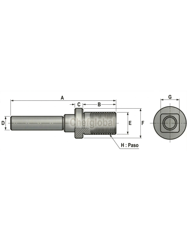Clavija Perno de Acero Picadora 12 FAMA HM-12 Eutron