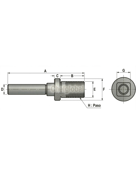 Clavija Perno de Acero Picadora 12 FAMA HM-12 Eutron
