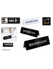 RESERVED acrylic plate 15x5 cm