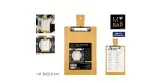 Menu board with clip 41.5x22.5 cm MY BAR