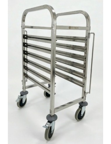 Carro Bandejero GN 1/1 en Acero Inoxidable (6 Niveles)