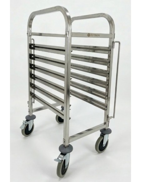 Carro Bandejero GN 1/1 en Acero Inoxidable (6 Niveles)