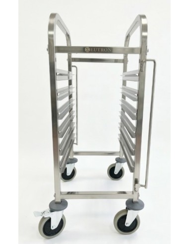 Carro Bandejero GN 1/1 en Acero Inoxidable (6 Niveles)