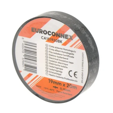 Black Insulation Tape 0.15 by 19 mm 20 m