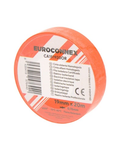 Ruban isolant Orange 0,15x19 mm 20 m CA151920OR
