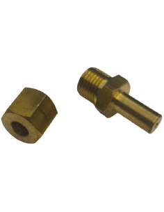 Inyector M12x1,25 Taladro 1,70 mm Entrecaras 14 mm Gas Natural Plancha GG altura 31 mm JAA075 CE JDC248 versión con racor