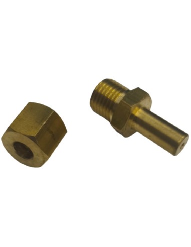 Gas Injector M12x1.25 Orifice 1.70 mm Wrench 14 mm Natural Gas GG Griddle height 31 mm JAA075 CE JDC248 version with fitting