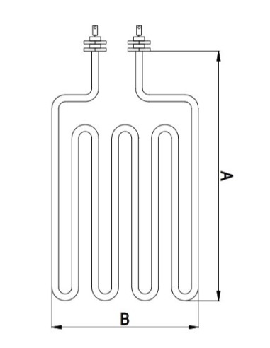 Resistencia 3500W 230VAC R4025 cuece pasta