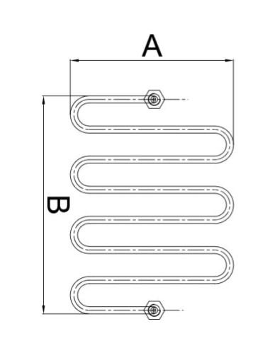 Heating element 2000W 230VAC Ç1100 Water heater