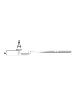 Résistance 600W 230V Cuve lave-vaisselle R2154-1P
