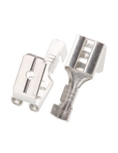 Double faston pluggable connector 6.3x0.8 mm 100 pieces