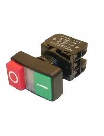 Interruptor Rojo/Verde Marcha/Paro con luz HY57