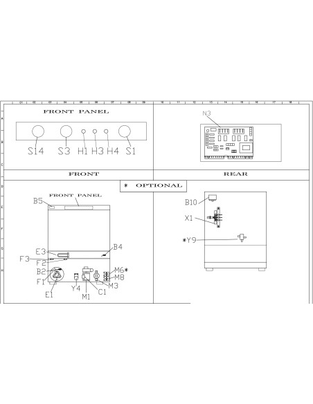 Carte électronique pour lave vaisselle GET50.2 403911 215042-4