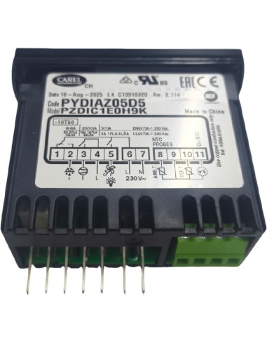Thermostat numérique carel PYDIAZ05D5 PZDIC1E0H9K
