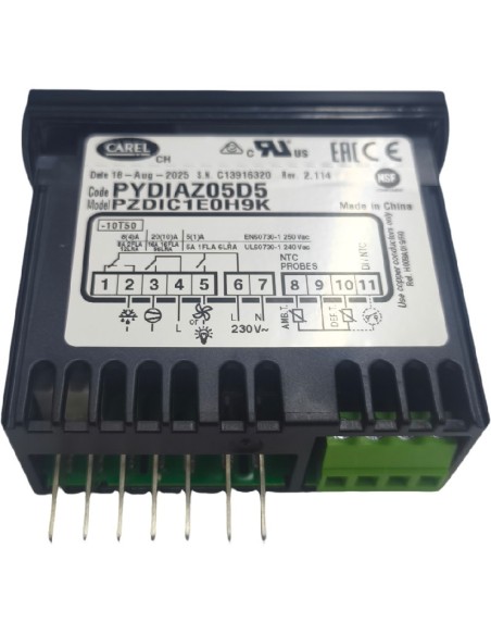 Digital thermostat carel PYDIAZ05D5 PZDIC1E0H9K