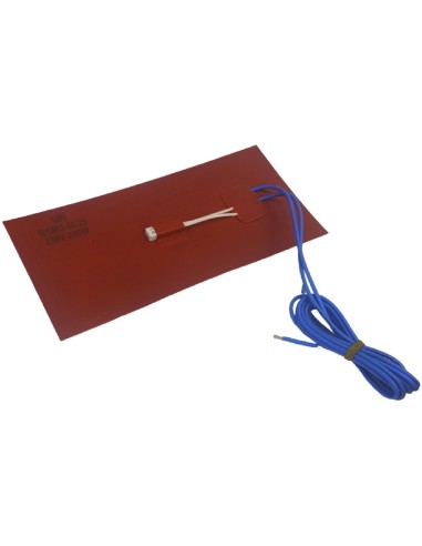Resistencia 200W 230VAC plana silicona 100x200mm R1083