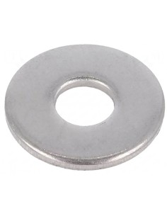 Rondelle plate ronde M6 D=18mm h=1,6mm acier inoxydable A2