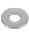 Rondelle plate ronde M6 D=18mm h=1,6mm acier inoxydable A2